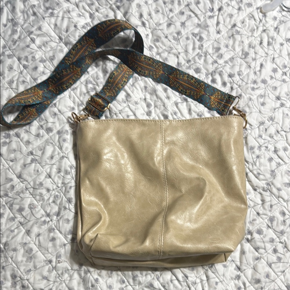 Stylish Cream Shoulder Bag